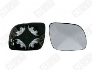 SPILU 12808 veidrodėlio stiklas, išorinis veidrodėlis 
 Kėbulas -> Keleivių kabina -> Veidrodėlis
1U1857522G, 6Y1857522H