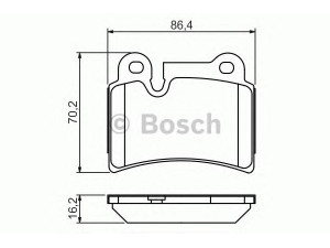BOSCH 0 986 494 210 stabdžių trinkelių rinkinys, diskinis stabdys 
 Techninės priežiūros dalys -> Papildomas remontas
7L6 698 451 B