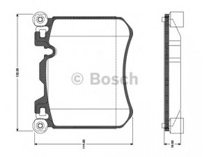 BOSCH 0 986 TB3 099 stabdžių trinkelių rinkinys, diskinis stabdys
34 11 4 073 048, 34 11 6 789 079