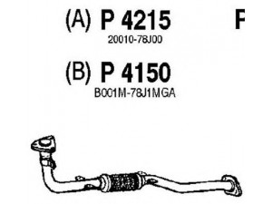 FENNO P4215 išleidimo kolektorius 
 Išmetimo sistema -> Išmetimo vamzdžiai
BM70079, 20010-78J00