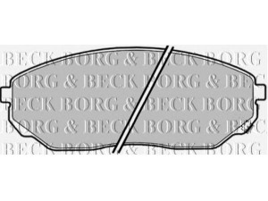 BORG & BECK BBP1874 stabdžių trinkelių rinkinys, diskinis stabdys 
 Techninės priežiūros dalys -> Papildomas remontas
58101-3EE01, 581013ED00, 581013EE00