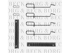 BORG & BECK BBK1124 priedų komplektas, diskinių stabdžių trinkelės 
 Stabdžių sistema -> Diskinis stabdys -> Stabdžių dalys/priedai