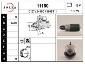 EAI 11160 starteris