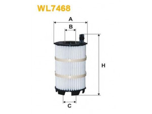 WIX FILTERS WL7468 alyvos filtras 
 Techninės priežiūros dalys -> Techninės priežiūros intervalai
079115561F, 079115561K, 079198405B