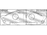 FEBEST 0201-F23F stabdžių trinkelių rinkinys, diskinis stabdys
5-86750-080-0, 1K02-33-23Z, 41060-89TA6