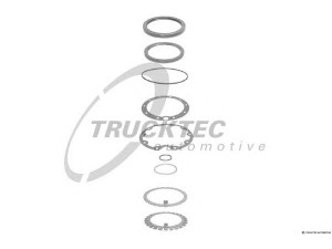 TRUCKTEC AUTOMOTIVE 01.32.013 tarpiklių komplektas, rato stebulė
81.96601.0528 cpl.1, 624 350 0035