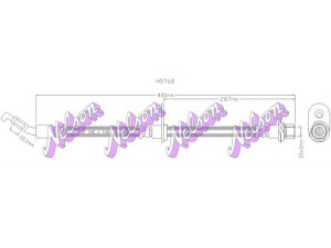 Brovex-Nelson H5768 stabdžių žarnelė 
 Stabdžių sistema -> Stabdžių žarnelės
9094702D55, 9094702E16, 9094702F62