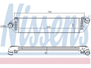 NISSENS 96481 tarpinis suslėgto oro aušintuvas, kompresorius 
 Variklis -> Oro tiekimas -> Įkrovos agregatas (turbo/superįkrova) -> Tarpinis suslėgto oro aušintuvas
1352448, 1421281, 1569650, 1673687