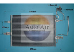 AUTO AIR GLOUCESTER 16-6214 kondensatorius, oro kondicionierius 
 Oro kondicionavimas -> Kondensatorius
13128931, 1850086