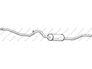 BOSAL 288-239 galinis duslintuvas 
 Išmetimo sistema -> Duslintuvas
5019339, 6046924
