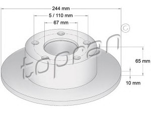 TOPRAN 103 757 stabdžių diskas 
 Stabdžių sistema -> Diskinis stabdys -> Stabdžių diskas
4A0 615 601A, 8E0 615 601, 4A0 615 601A