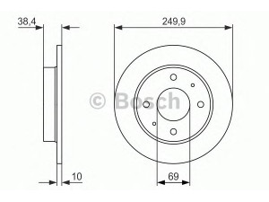 BOSCH 0 986 479 966 stabdžių diskas 
 Dviratė transporto priemonės -> Stabdžių sistema -> Stabdžių diskai / priedai
454 420 00 72, A 454 420 00 72