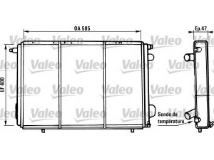 VALEO 730973 radiatorius, variklio aušinimas 
 Aušinimo sistema -> Radiatorius/alyvos aušintuvas -> Radiatorius/dalys
6001025340, 7700809048, 6001025340