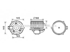 AVA QUALITY COOLING CT8051 elektrovariklis, vidinis pūtiklis 
 Šildymas / vėdinimas -> Orpūtė/dalys
96331060, 96331060