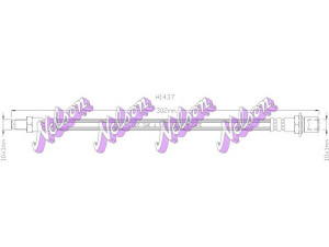 Brovex-Nelson H1437 stabdžių žarnelė 
 Stabdžių sistema -> Stabdžių žarnelės
4286953, 5937834, 9094031303, 9094033103