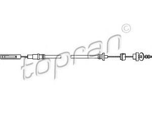TOPRAN 102 853 sankabos trosas 
 Dviratė transporto priemonės -> Kabeliai ir tachometro velenaai -> Sankabos trosas
191 721 335E, 191 721 335H, 191 721 335J