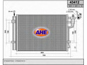 AHE 43412 kondensatorius, oro kondicionierius 
 Oro kondicionavimas -> Kondensatorius
976062H000