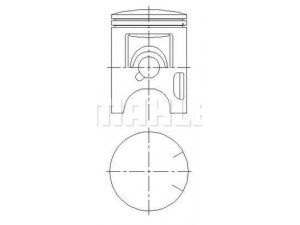 MAHLE ORIGINAL 625 PI 40033 P02 stūmoklis