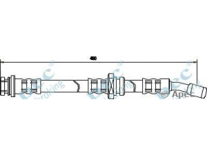 APEC braking HOS3324 stabdžių žarnelė 
 Stabdžių sistema -> Stabdžių žarnelės
5158063B00, 5158063BB0, 5158063B00