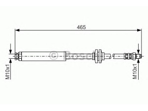 BOSCH 1 987 476 079 stabdžių žarnelė 
 Stabdžių sistema -> Stabdžių žarnelės
51718921