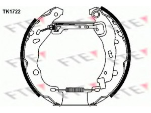 FTE TK1722 stabdžių trinkelių komplektas 
 Techninės priežiūros dalys -> Papildomas remontas
60 01 551 413, 77 01 206 430, 77 01 207 179