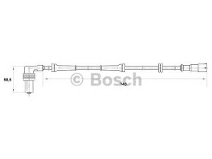 BOSCH 0 265 001 387 jutiklis, rato greitis 
 Elektros įranga -> Jutikliai
77825160, 77825160