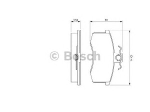 BOSCH 0 986 491 700 stabdžių trinkelių rinkinys, diskinis stabdys 
 Techninės priežiūros dalys -> Papildomas remontas
2108 3501080 02, 2108 3501089, 2108 3501090