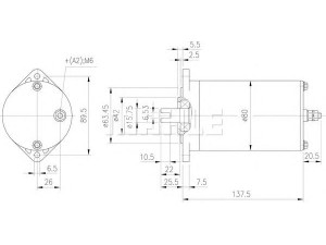 MAHLE ORIGINAL MM 20 elektrovariklis