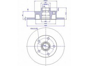 CAR 142.716 stabdžių diskas 
 Dviratė transporto priemonės -> Stabdžių sistema -> Stabdžių diskai / priedai
357615601B, 357 615 601 B