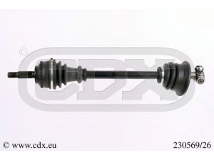CDX 230569/26 kardaninis velenas 
 Ratų pavara -> Kardaninis velenas
7711135246, 8200231680, 8200844451