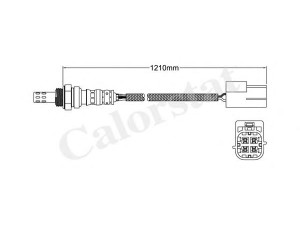 CALORSTAT by Vernet LS140655 lambda jutiklis
226A0-6W500, 226A1-6W500