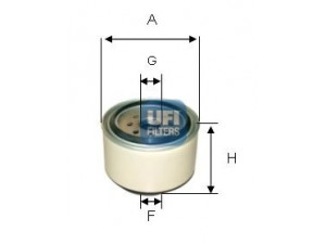 UFI 24.338.00 kuro filtras 
 Filtrai -> Kuro filtras
04798166, 4798166