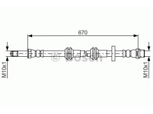 BOSCH 1 987 481 689 stabdžių žarnelė 
 Stabdžių sistema -> Stabdžių žarnelės
4G0 611 707 H, 4G0 611 707 H