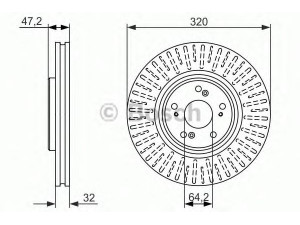 BOSCH 0 986 479 741 stabdžių diskas 
 Dviratė transporto priemonės -> Stabdžių sistema -> Stabdžių diskai / priedai
45251-TL0-G50, 45251-TL0-G51