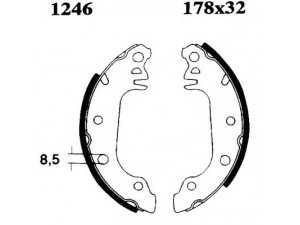 BSF 01246 stabdžių trinkelių komplektas 
 Techninės priežiūros dalys -> Papildomas remontas
1569039, 5015671, 5016219, 5020561