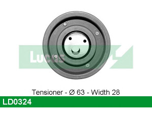 LUCAS ENGINE DRIVE LD0324 įtempiklio skriemulys, paskirstymo diržas
028145276B, 074109243B