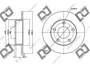 DJ PARTS BD1332 stabdžių diskas 
 Stabdžių sistema -> Diskinis stabdys -> Stabdžių diskas
8DO615601A, 8D0615601A, 8E0615601A