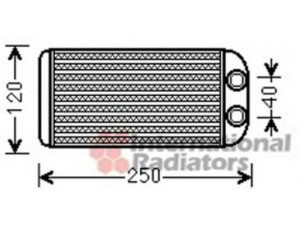 VAN WEZEL 53006557 šilumokaitis, salono šildymas 
 Šildymas / vėdinimas -> Šilumokaitis
87107-10350, 8710710350