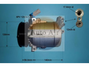 AUTO AIR GLOUCESTER 14-2056P kompresorius, oro kondicionierius
013140505, 13147264, 13171593, 24411249