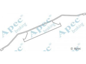 APEC braking KIT503 priedų komplektas, stabdžių trinkelė 
 Stabdžių sistema -> Būgninis stabdys -> Dalys/priedai