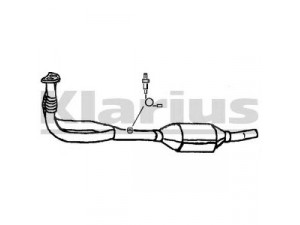 KLARIUS 321167 katalizatoriaus keitiklis 
 Išmetimo sistema -> Katalizatoriaus keitiklis
6U0253091B, 6U0253091C, 6U0253091B