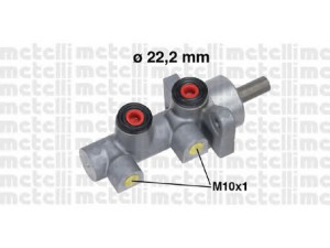 METELLI 05-0707 pagrindinis cilindras, stabdžiai 
 Stabdžių sistema -> Pagrindinis stabdžių cilindras
96534609, 96534609