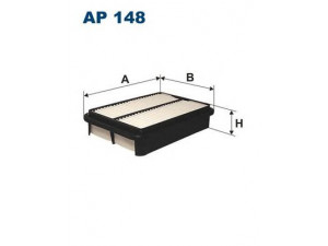 FILTRON AP148 oro filtras 
 Techninės priežiūros dalys -> Techninės priežiūros intervalai
1607673380, 8943763530, 8943763550