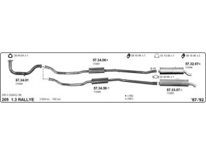 IMASAF 563000071 išmetimo sistema 
 Išmetimo sistema -> Išmetimo sistema, visa