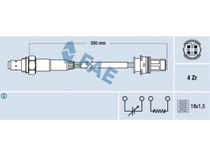 FAE 77243 lambda jutiklis 
 Elektros įranga -> Jutikliai
11 781 247 406, 11 781 433 075