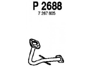 FENNO P2688 išleidimo kolektorius 
 Išmetimo sistema -> Išmetimo vamzdžiai
1023776, 7052946, 7267805