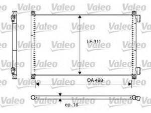 VALEO 817685 kondensatorius, oro kondicionierius 
 Oro kondicionavimas -> Kondensatorius
46788052