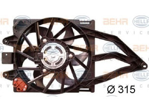 HELLA 8EW 351 044-401 ventiliatorius, radiatoriaus 
 Aušinimo sistema -> Oro aušinimas
51779917, 51829974