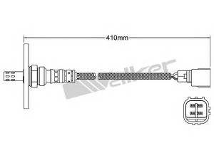 WALKER PRODUCTS 250-24154 lambda jutiklis 
 Išmetimo sistema -> Jutiklis/zondas
89465 19705, 89465 29815, 89465 29825