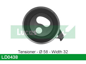 LUCAS ENGINE DRIVE LD0438 įtempiklio skriemulys, paskirstymo diržas
WL01-12-700